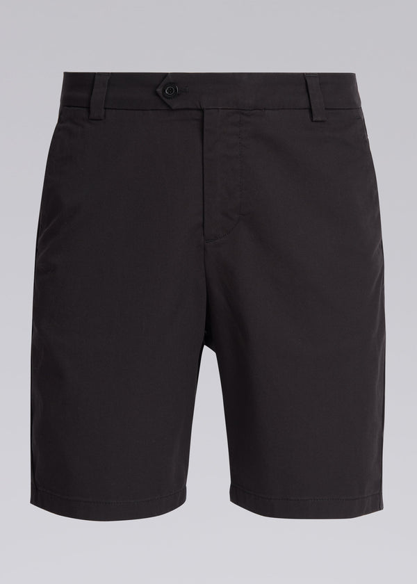 SANDBANKS BADGE LOGO COTTON CHINO SHORTS BLACK SIZE 40/42 WAIST RRP £155 BNWT