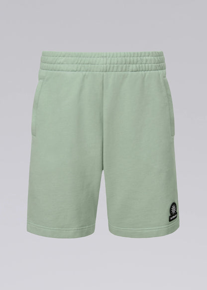 SANDBANKS BADGE LOGO SWEATSHORTS SAGE GREEN RRP £125 BNWT