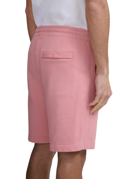 SANDBANKS BADGE LOGO COTTON FLEECE SWEAT SHORTS DUSTY PINK RRP £125 BNWT