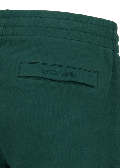 SANDBANKS COTTON FLEECE JOGGERS TRACK PANTS EMERALD GREEN XL RRP £145 BNWT