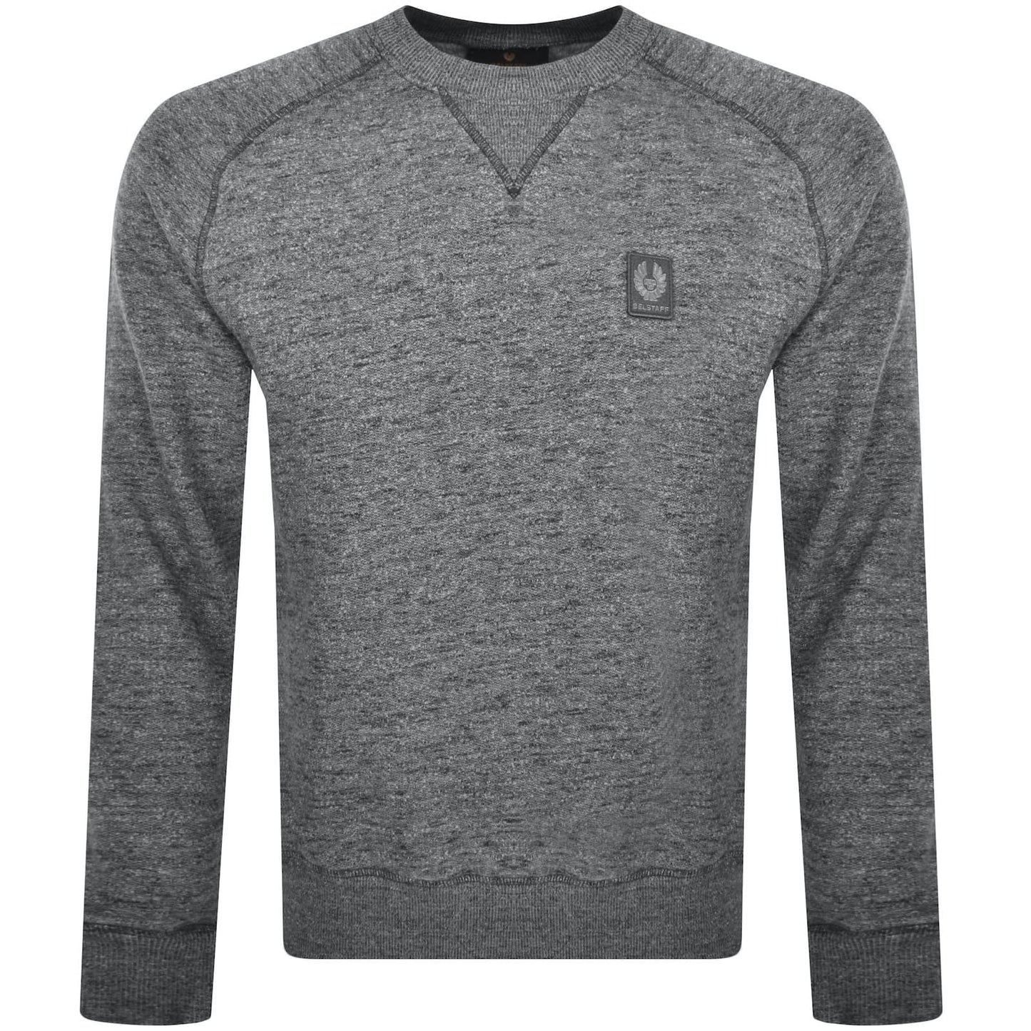 BELSTAFF ASSEMBLY SWEATSHIRT CHARCOAL GREY TWEED XL RRP £150 BNWT