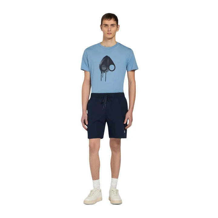 MOOSE KNUCKLES LOGO SWIM SWIM SHORTS NAVY BLUE LARGE RRP £150 BNWT