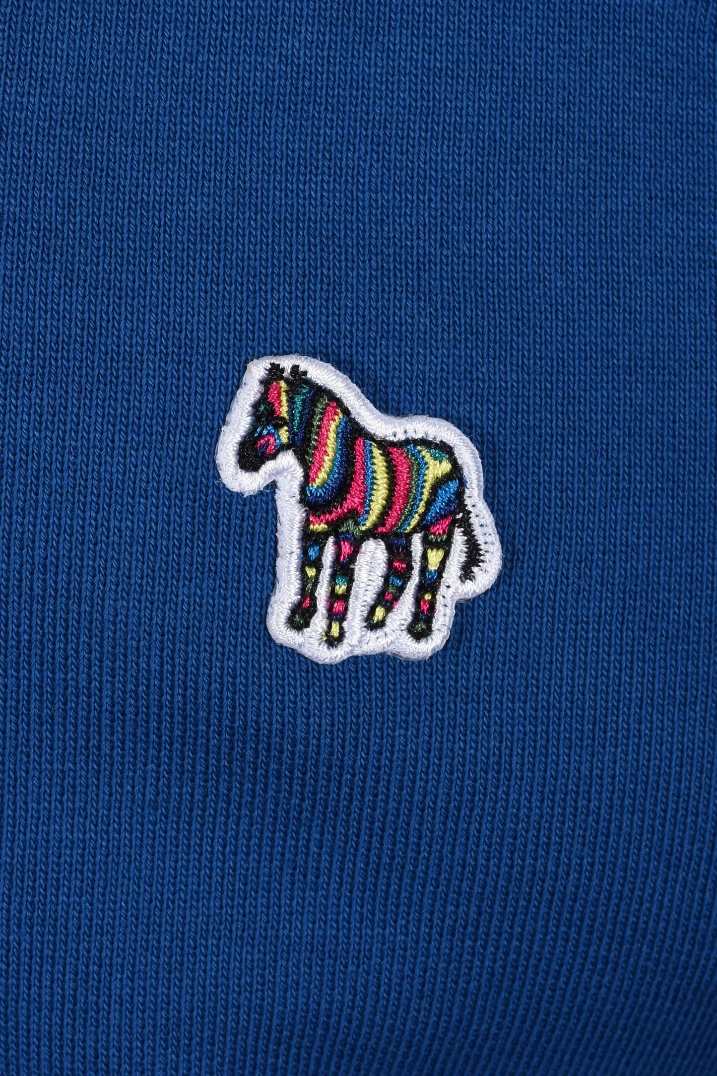 PAUL SMITH PS QUARTER ZIP COTTON FLEECE SWEATSHIRT COBALT BLUE 2XL RRP £135 BNWT