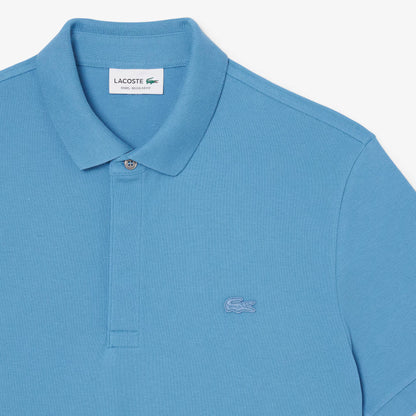 LACOSTE PIQUE COTTON POLO SHIRT TONAL CROC LOGO BLUE (8) 3XL RRP £95 BNWT
