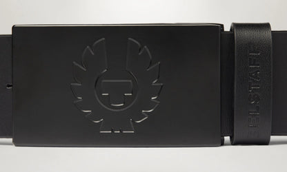 BELSTAFF PHOENIX BUCKLE CALF LEATHER BELT BLACK XL (36 TO 38 WAIST) RRP £80 BNWT
