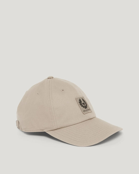 BELSTAFF TONAL PHOENIX PATCH COTTON BASEBALL CAP DARK SAND ONE SIZE RRP £50 BNWT