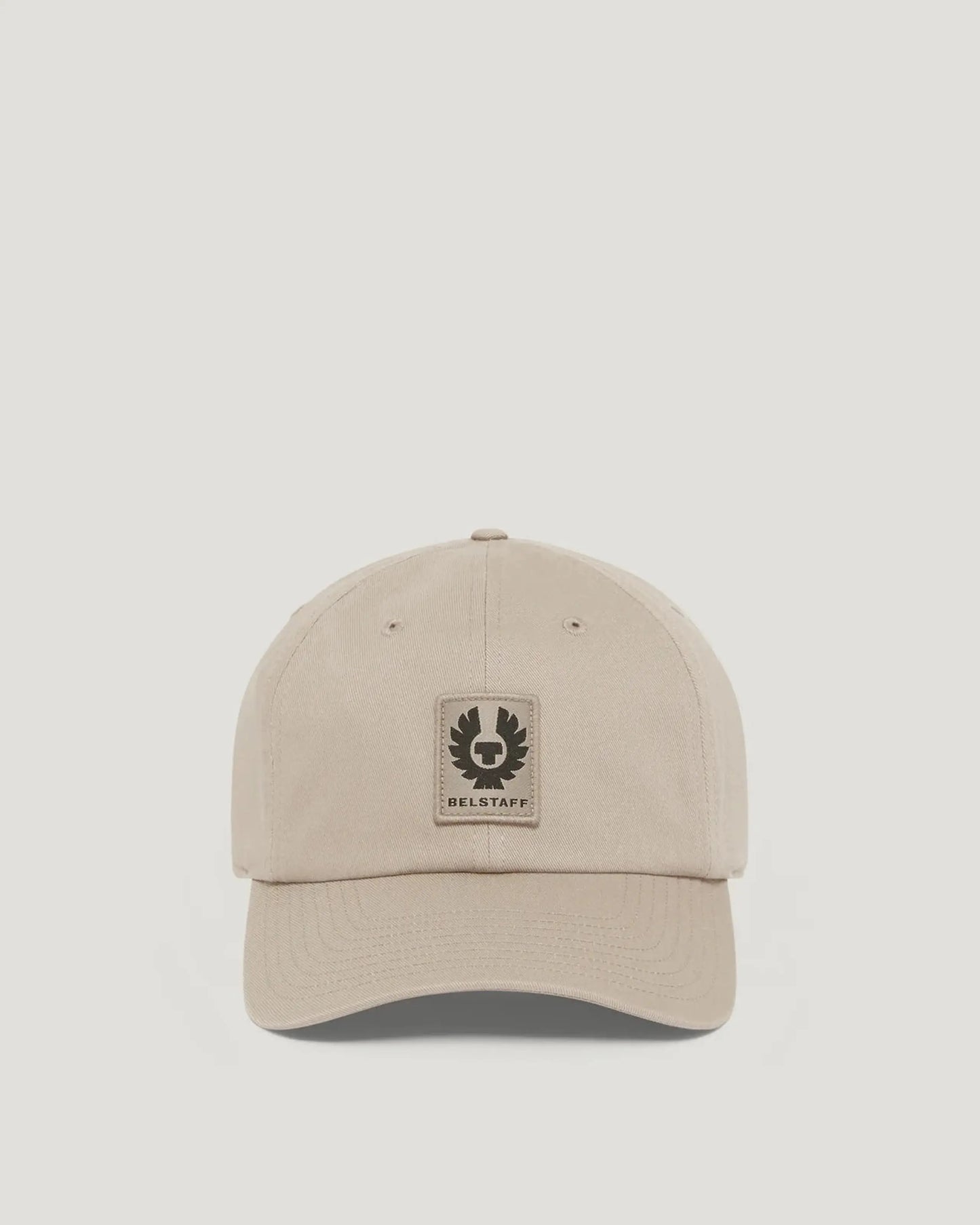 BELSTAFF TONAL PHOENIX PATCH COTTON BASEBALL CAP DARK SAND ONE SIZE RRP £50 BNWT