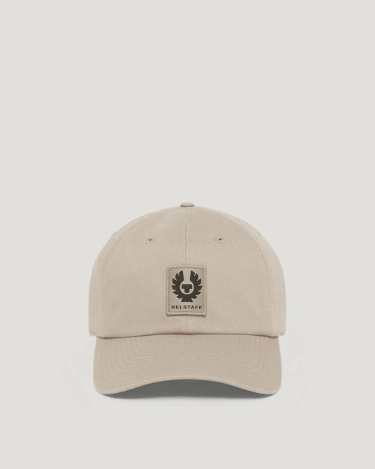 BELSTAFF TONAL PHOENIX PATCH COTTON BASEBALL CAP DARK SAND ONE SIZE RRP £50 BNWT