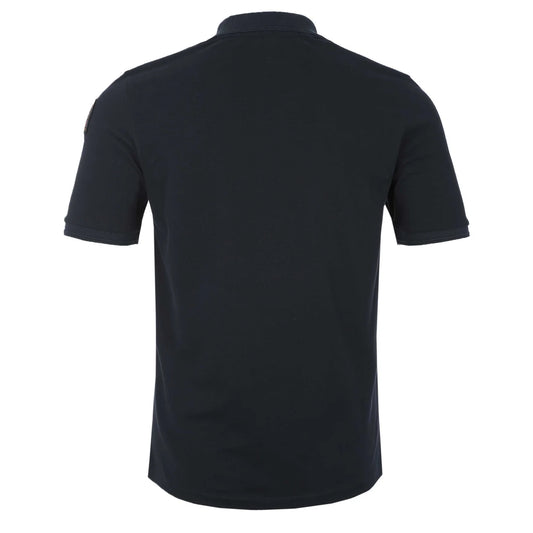 PARAJUMPERS GANGAPUMA PIQUE COTTON POLO SHIRT NAVY BLUE 3XL RRP £100 BNWT