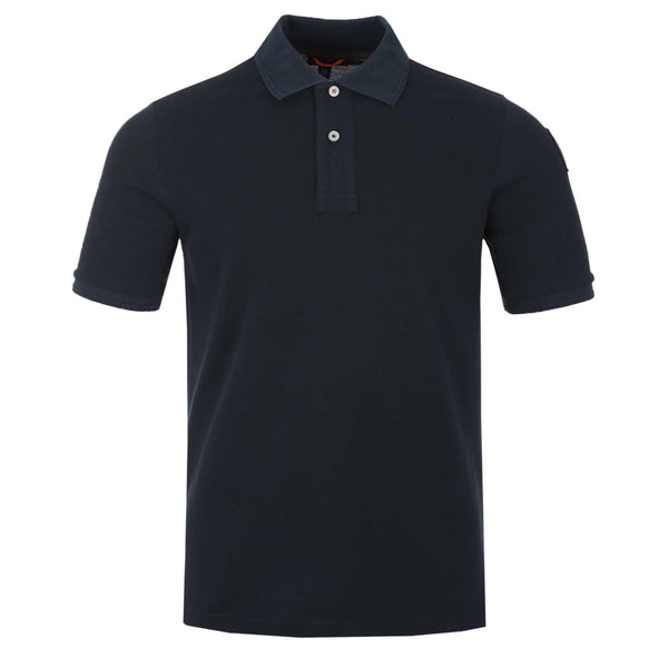 PARAJUMPERS GANGAPUMA PIQUE COTTON POLO SHIRT NAVY BLUE 3XL RRP £100 BNWT