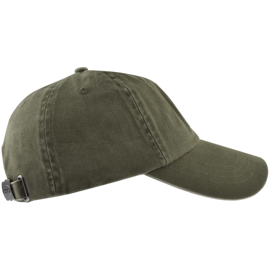 PARAJUMPERS LOGO PATCH COTTON BASEBALL CAP THYME GREEN RRP £55 BNWT