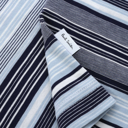 PAUL SMITH PS CASUAL FIT STRIPED COTTON T-SHIRT BLUE 2XL RRP £90 BNWT