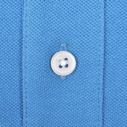 PAUL SMITH PS ZEBRA BADGE PIQUE COTTON POLO SHIRT SEA BLUE (41D) RRP £90 BNWT