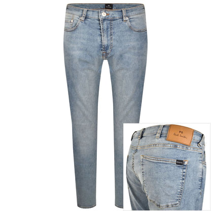 PAUL SMITH PS TAPERED FIT JEANS LIGHT WASH BLUE 38W 32L (38R) RRP £145
