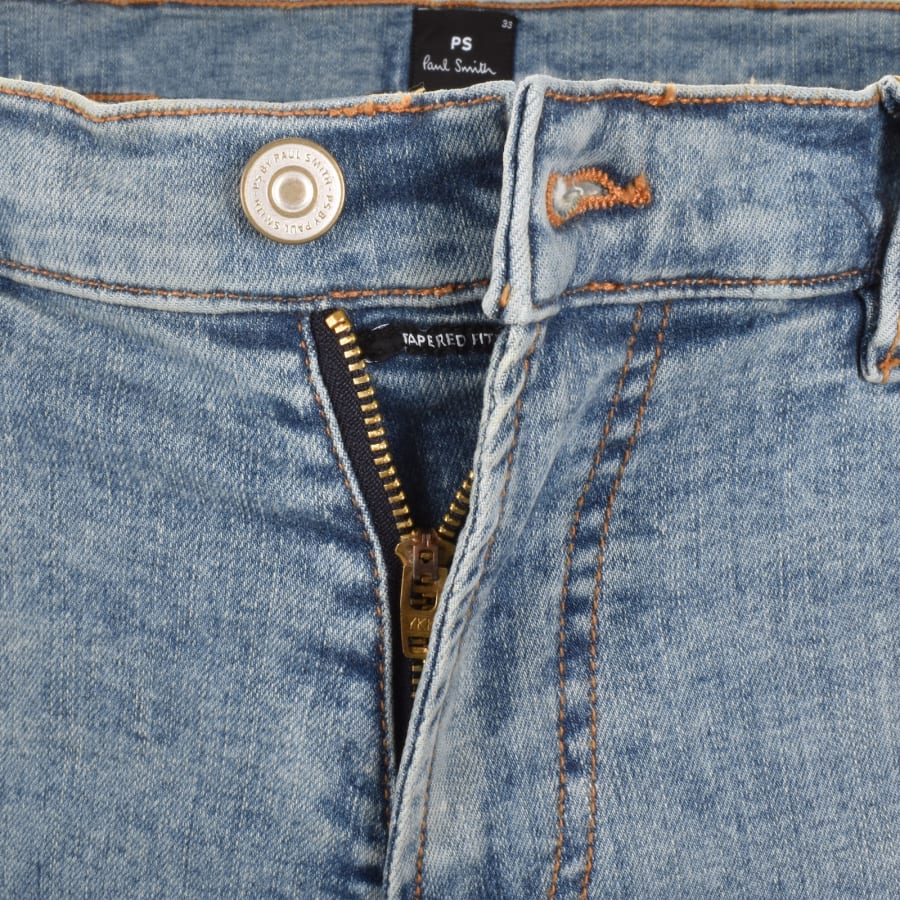 PAUL SMITH PS TAPERED FIT JEANS LIGHT WASH BLUE 38W 32L (38R) RRP £145