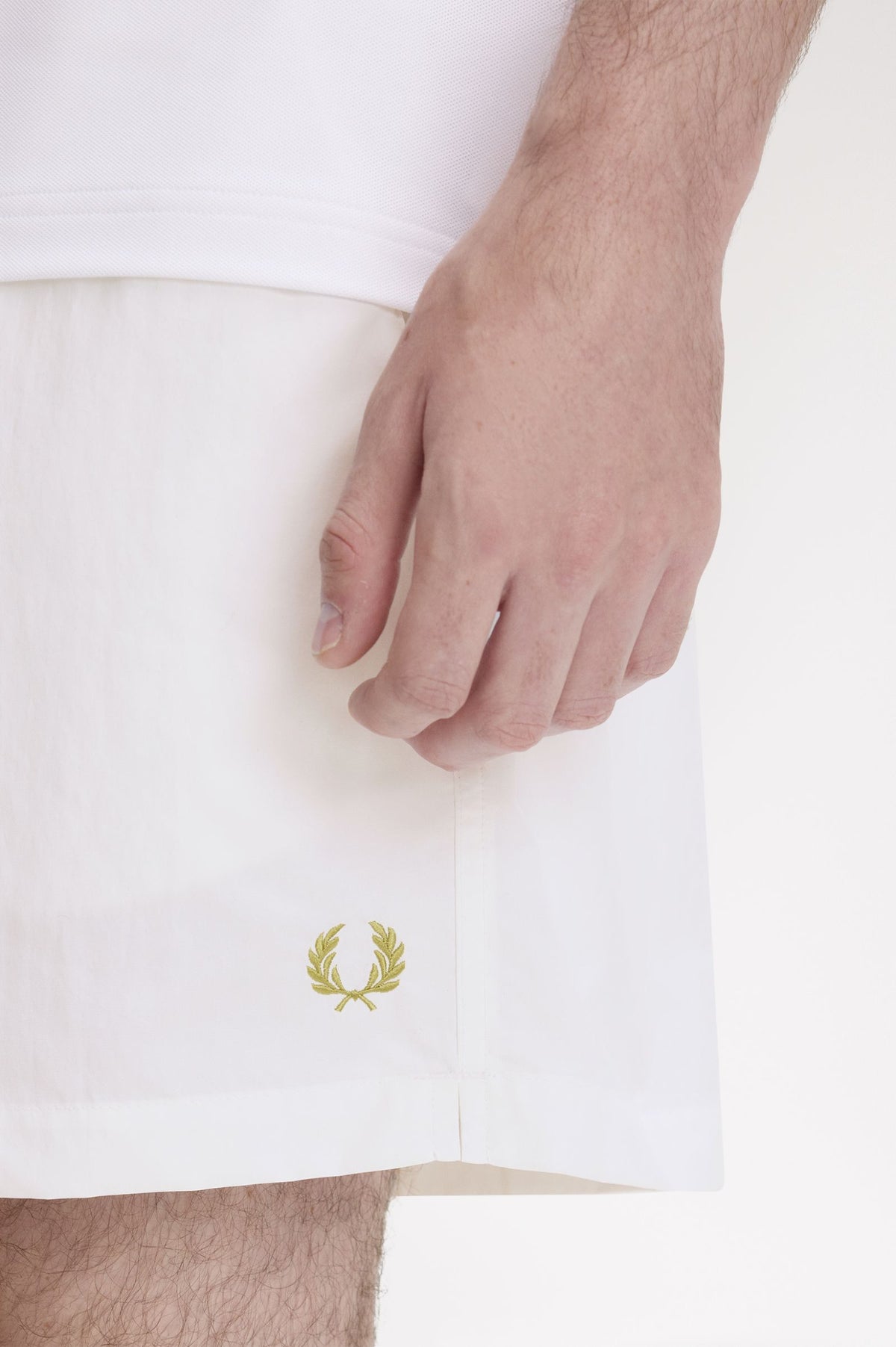 FRED PERRY NYLON TENNIS SHORTS IN WHITE 2XL RRP £80 BNWT