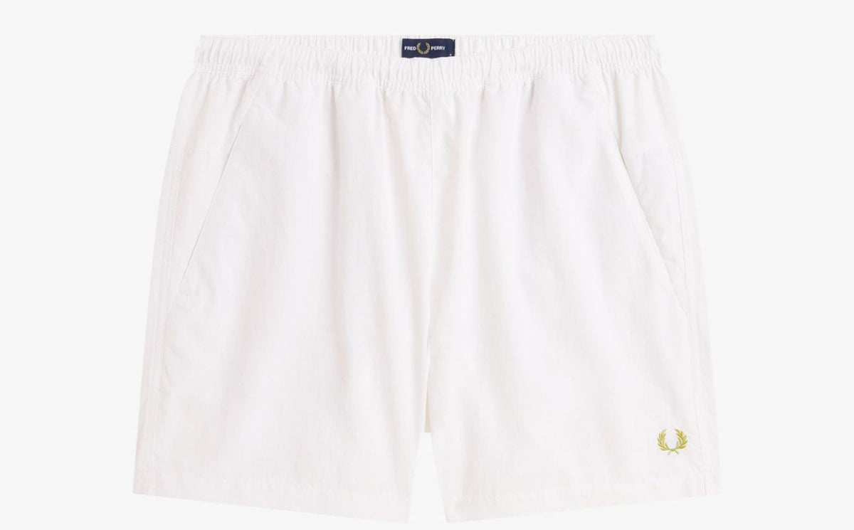 FRED PERRY NYLON TENNIS SHORTS IN WHITE 2XL RRP £80 BNWT