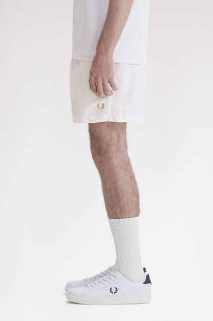 FRED PERRY NYLON TENNIS SHORTS IN WHITE 2XL RRP £80 BNWT