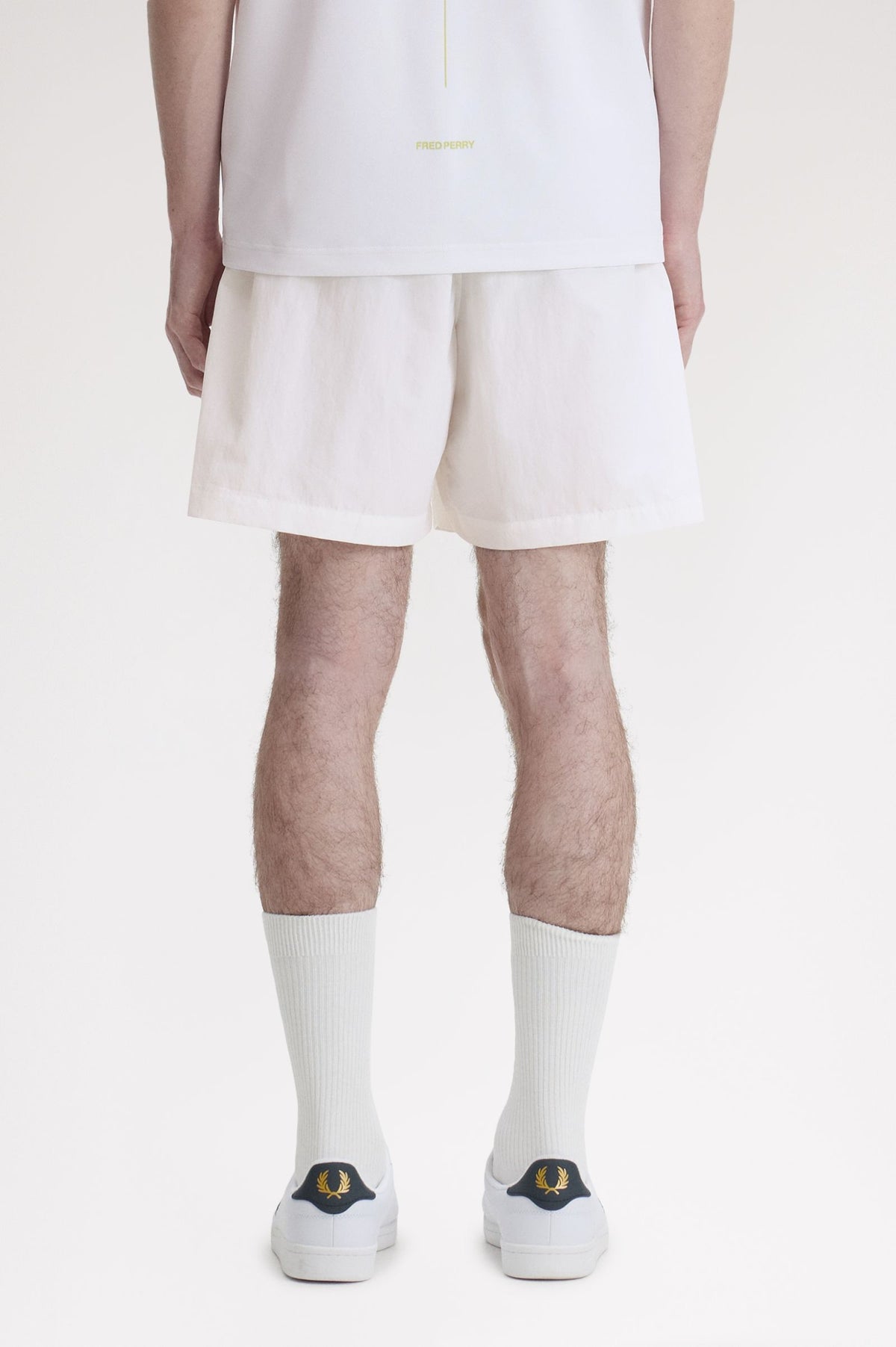 FRED PERRY NYLON TENNIS SHORTS IN WHITE 2XL RRP £80 BNWT