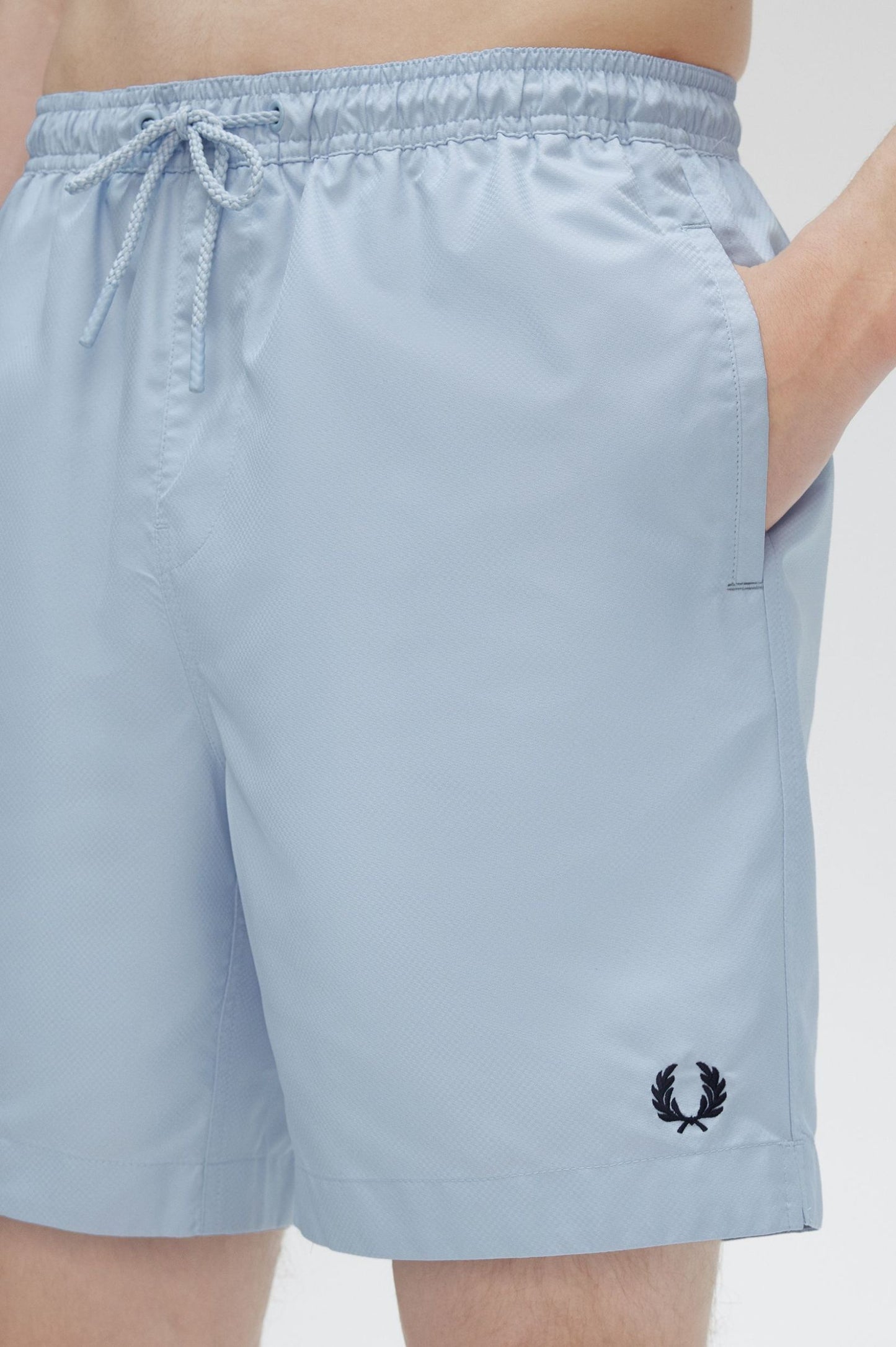 FRED PERRY CLASSIC SWIM SHORTS LIGHT SMOKE BLUE 2XL RRP £60