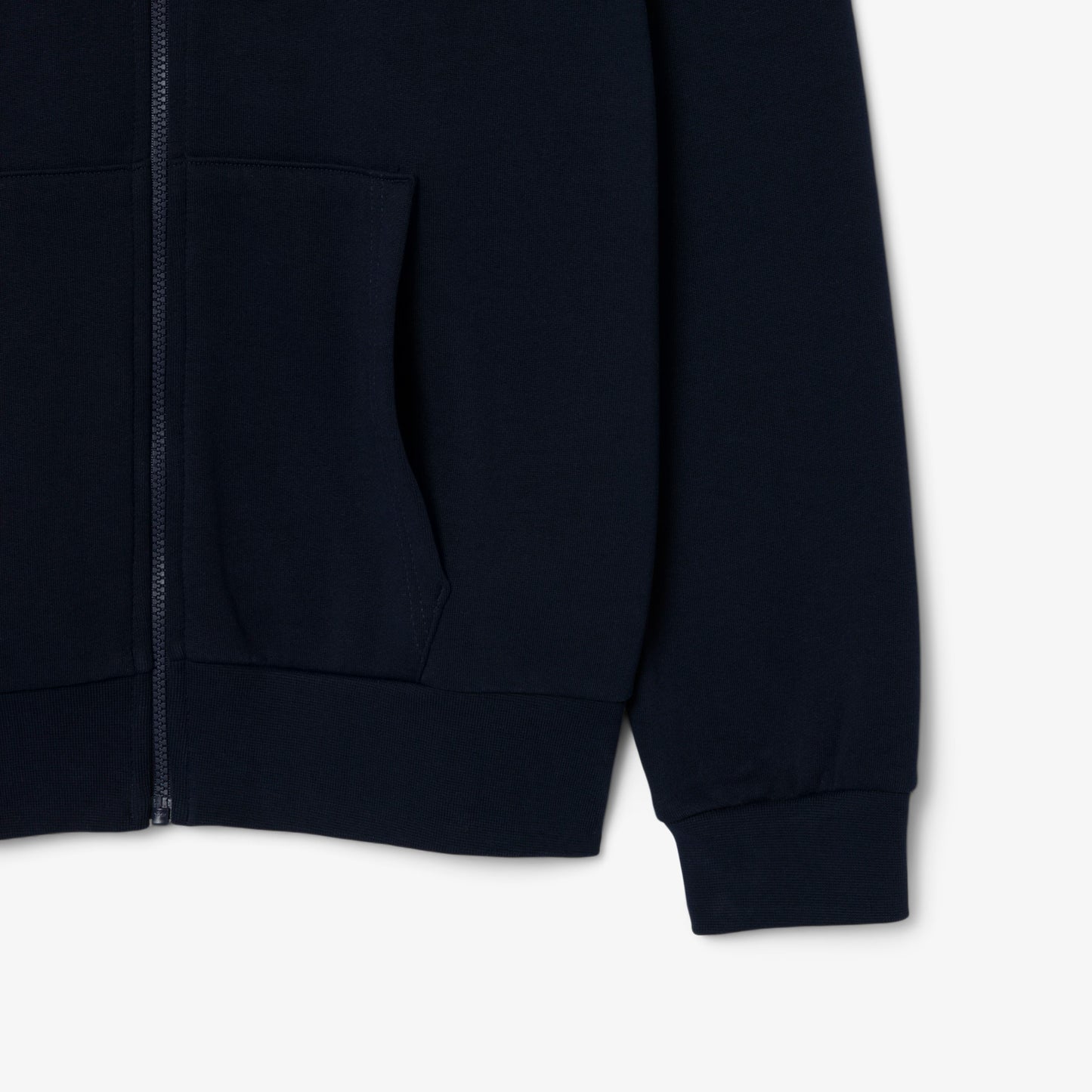 LACOSTE COTTON FLEECE FULL ZIP HOODIE SWEATSHIRT NAVY BLUE (6) XL RRP £125 BNWT
