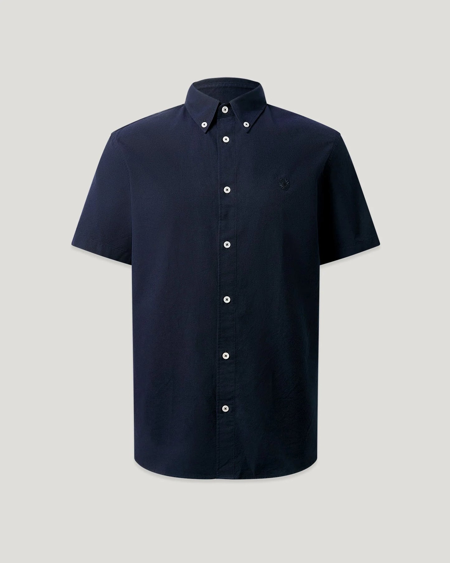 BELSTAFF STREET SHORT SLEEVE COTTON SHIRT DARK INK NAVY RRP £120 BNWT
