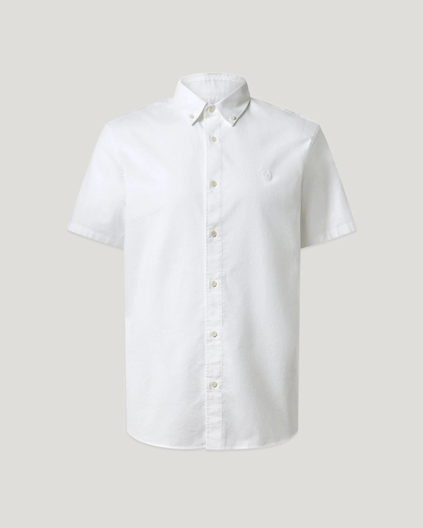 BELSTAFF STREET SHORT SLEEVE COTTON SHIRT WHITE RRP £120 BNWT