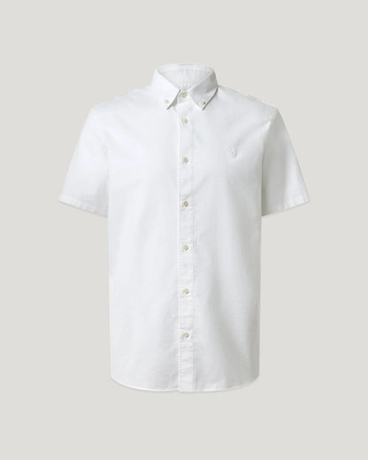 BELSTAFF STREET SHORT SLEEVE COTTON SHIRT WHITE RRP £120 BNWT