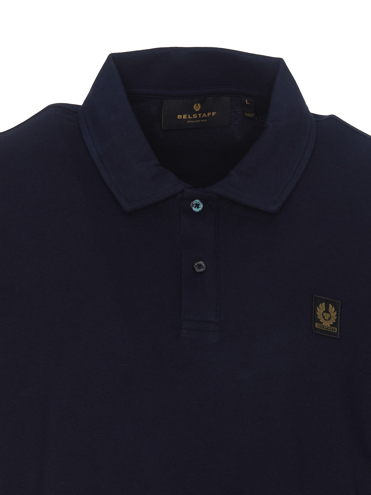 BELSTAFF MONITOR MICRO PIQUE COTTON POLO SHIRT IN DARK INK NAVY M RRP £110 BNWT