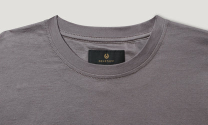 BELSTAFF STEEL MERCERISED COTTON T-SHIRT TORNADO GREY RRP £70 BNWT