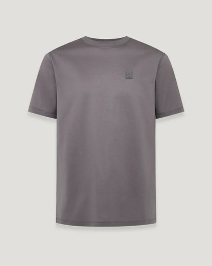 BELSTAFF STEEL MERCERISED COTTON T-SHIRT TORNADO GREY RRP £70 BNWT