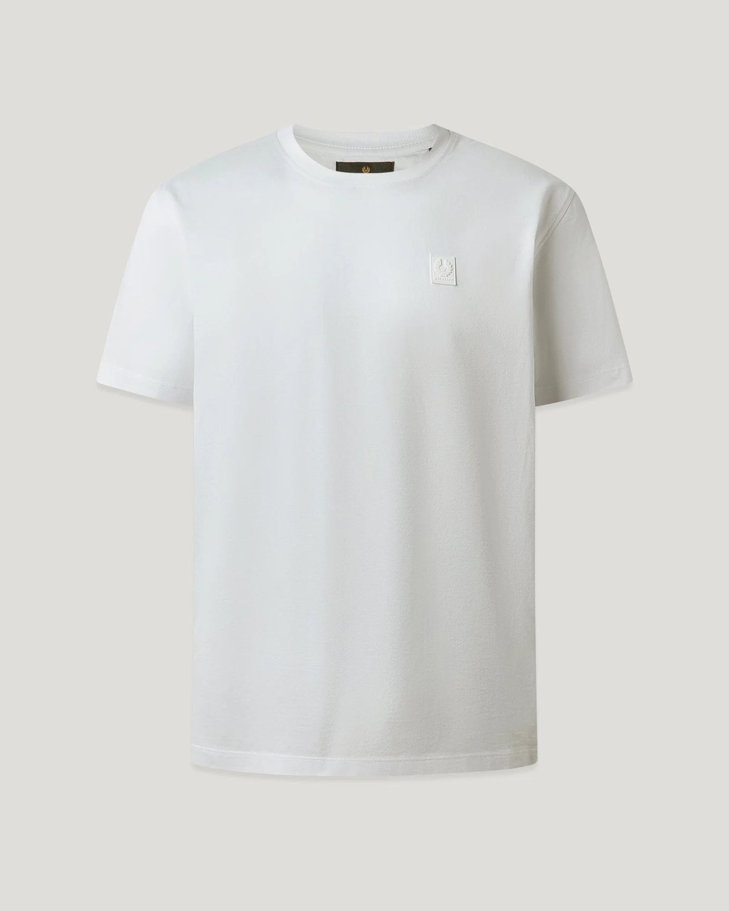 BELSTAFF STEEL MERCERISED COTTON T-SHIRT WHITE RRP £70 BNWT