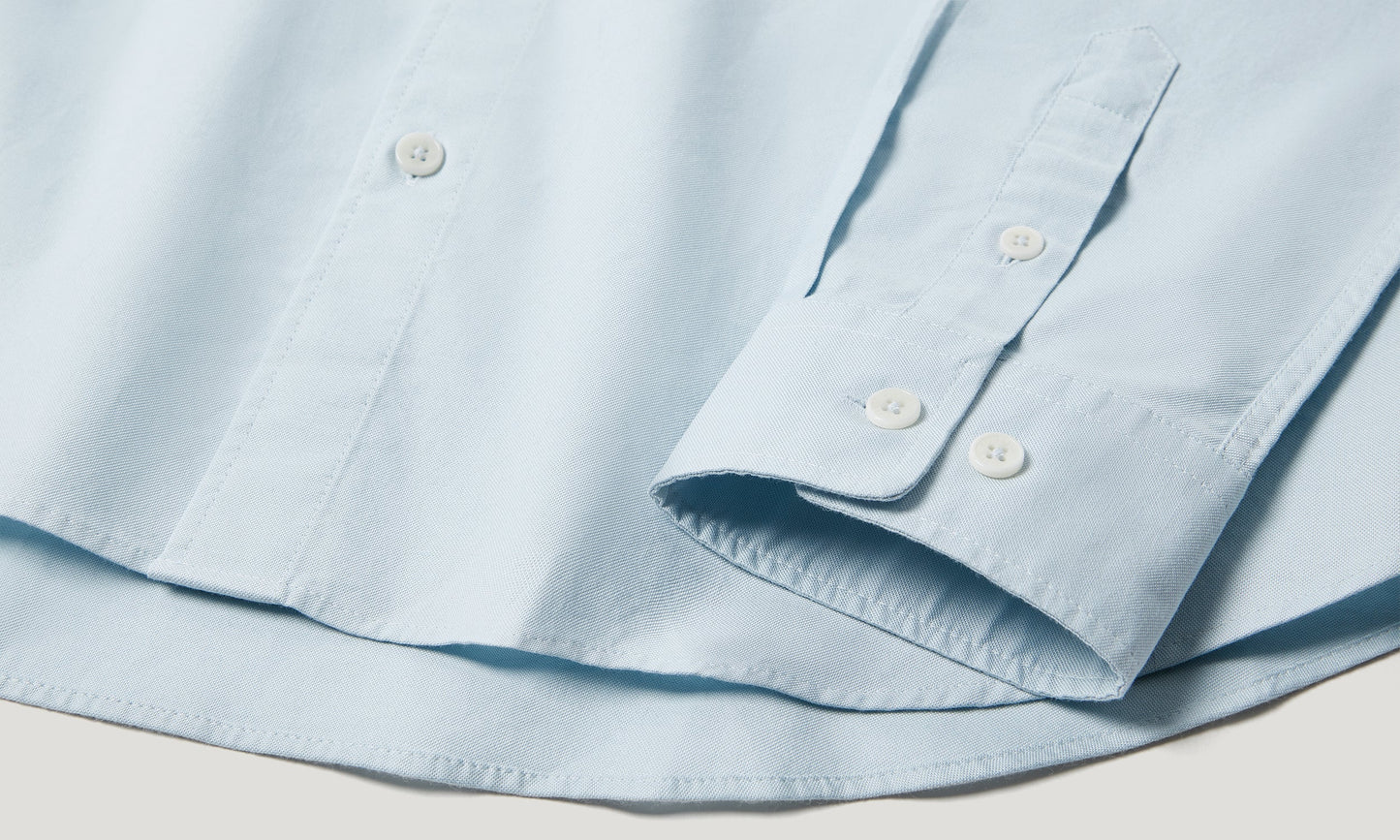 BELSTAFF STREET LONG SLEEVE COTTON SHIRT SKY BLUE 3XL RRP £130 BNWT