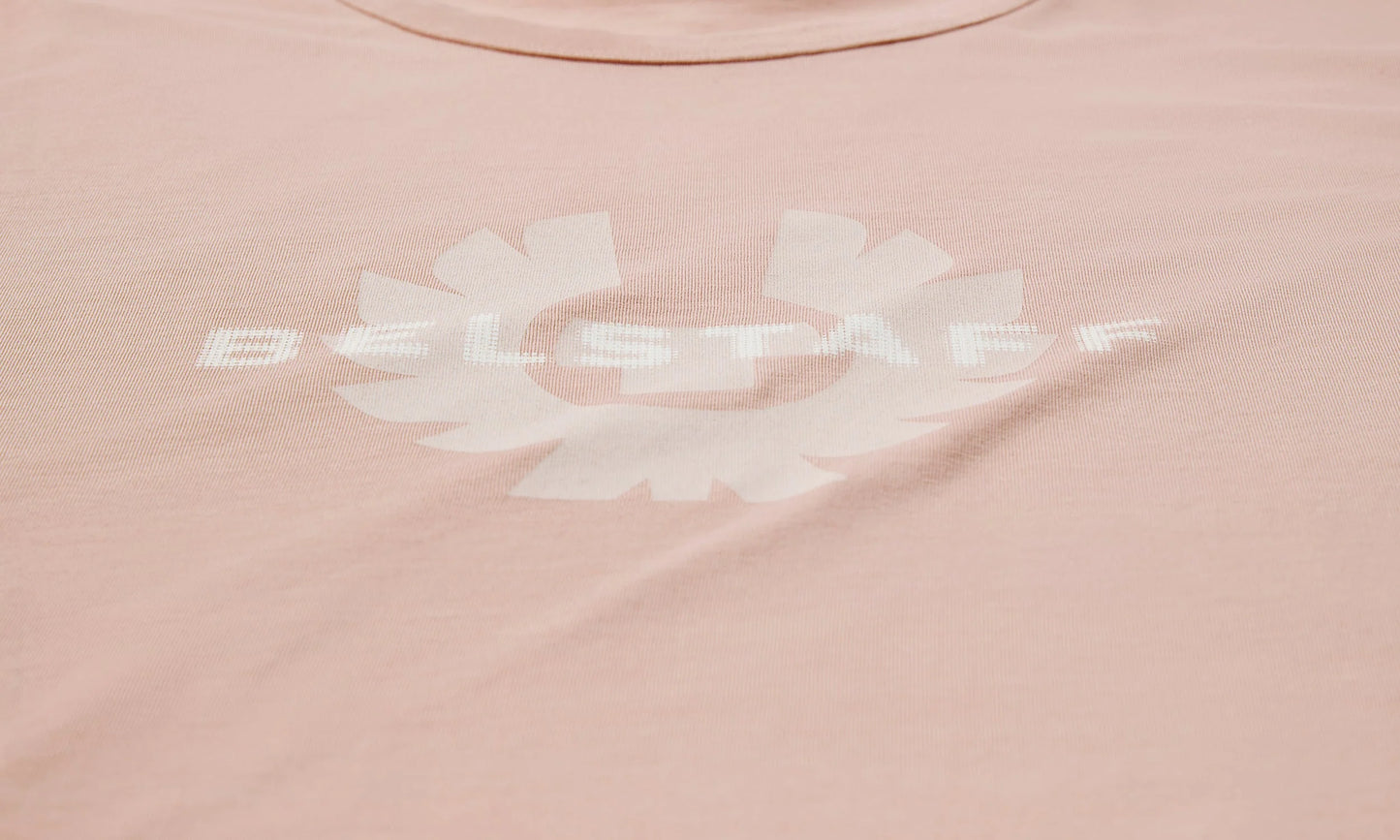 BELSTAFF SURFACE COTTON T-SHIRT DUSK PINK RRP £65 BNWT