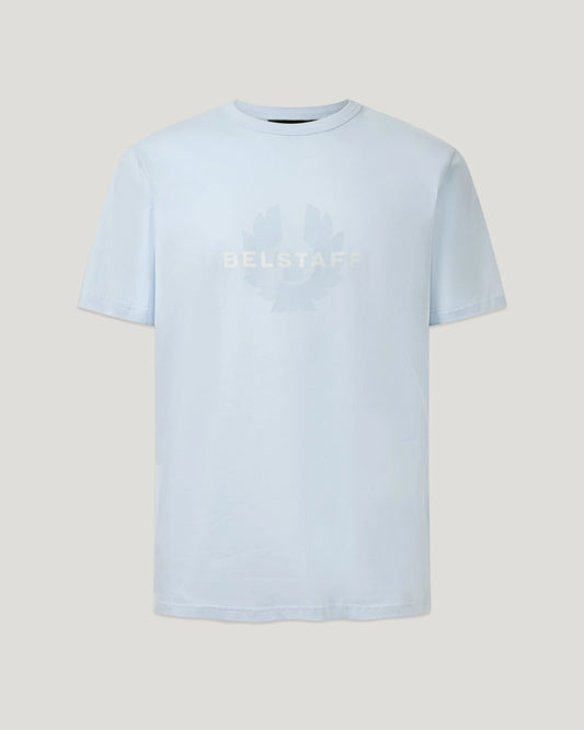 BELSTAFF SURFACE COTTON T-SHIRT SKY BLUE RRP £65 BNWT