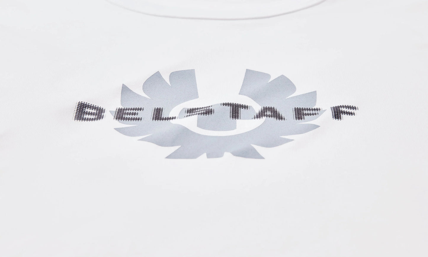 BELSTAFF SURFACE COTTON T-SHIRT WHITE RRP £65 BNWT