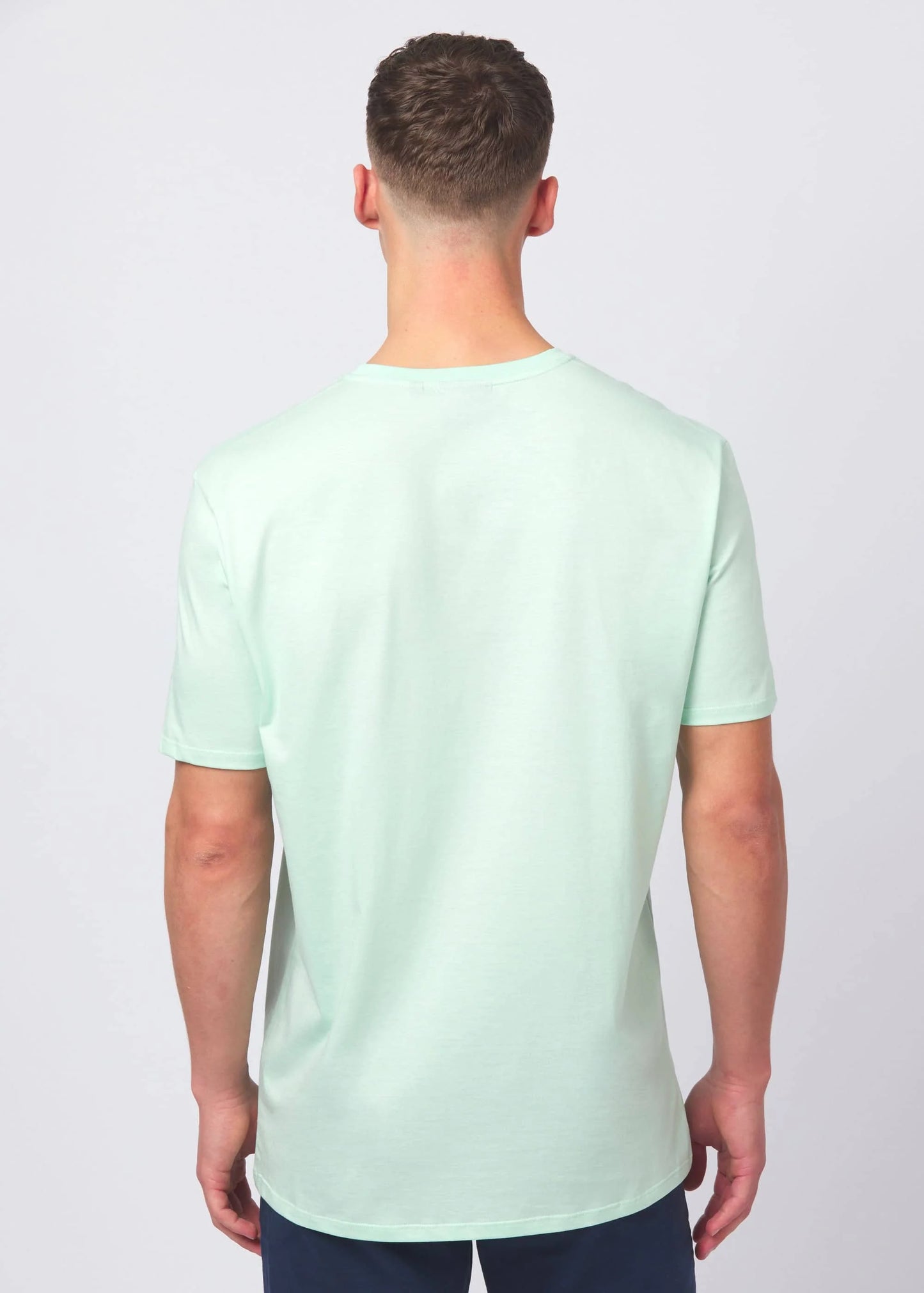 SANDBANKS BADGE LOGO COTTON T-SHIRT MINT SLIM FIT 4XL RRP £85 BNWT