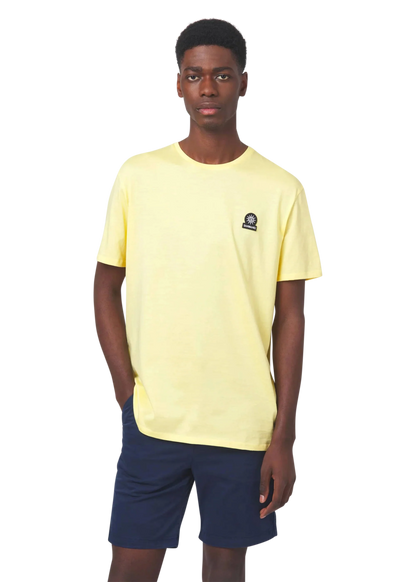 SANDBANKS BADGE LOGO COTTON T-SHIRT LIGHT YELLOW 4XL RRP £85 BNWT