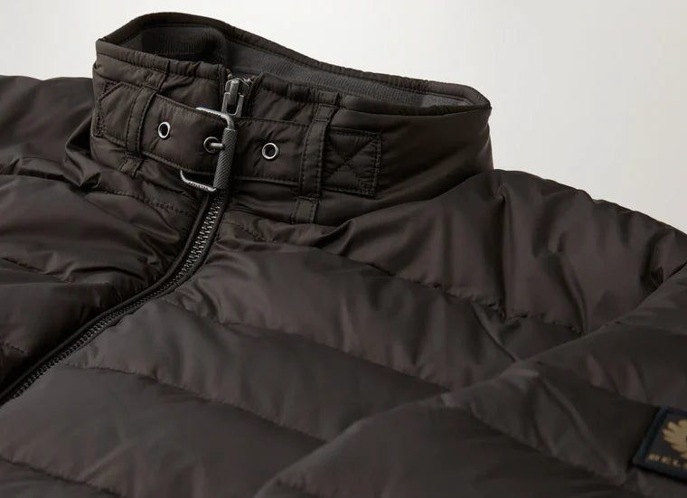 BELSTAFF CIRCUIT DOWN PUFFA BOMBER JACKET TONAL BURNT OAK RRP £350 BNWT