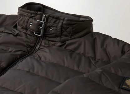 BELSTAFF CIRCUIT DOWN PUFFA BOMBER JACKET TONAL BURNT OAK RRP £350 BNWT