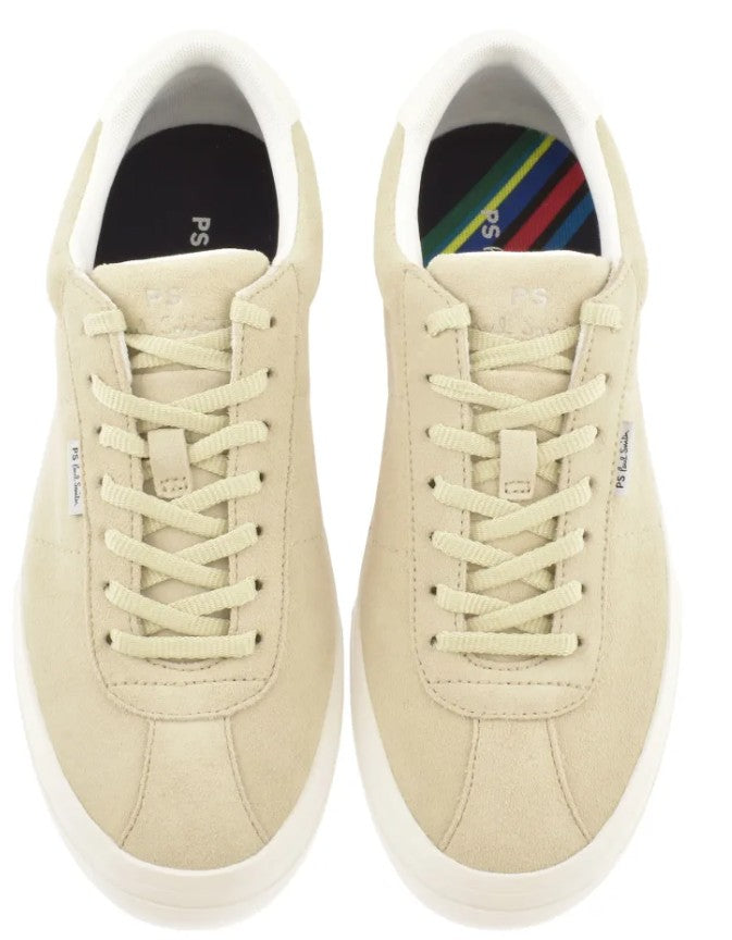 PAUL SMITH PS DILLON CREAM SUEDE LEATHER TRAINERS UK 10 RRP £150 BNIB