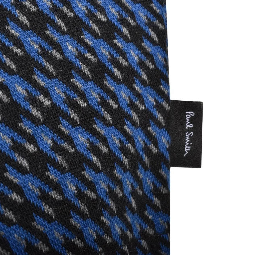 PAUL SMITH JACQUARD COTTON REG FIT T-SHIRT BLUE RRP £85 BNWT