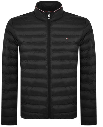 TOMMY HILFIGER CORE PACKABLE PUFFA BOMBER JACKET BLACK 3XL RRP £199 BNWT