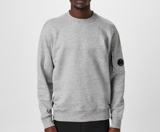 CP COMPANY DIAGONAL LENS COTTON FLEECE SWEATSHIRT GREY 3XL RRP £210 BNWT