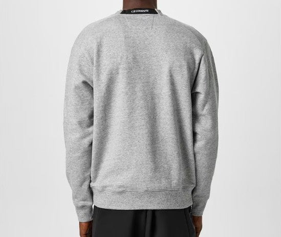 CP COMPANY DIAGONAL LENS COTTON FLEECE SWEATSHIRT GREY 3XL RRP £210 BNWT