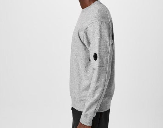 CP COMPANY DIAGONAL LENS COTTON FLEECE SWEATSHIRT GREY 3XL RRP £210 BNWT