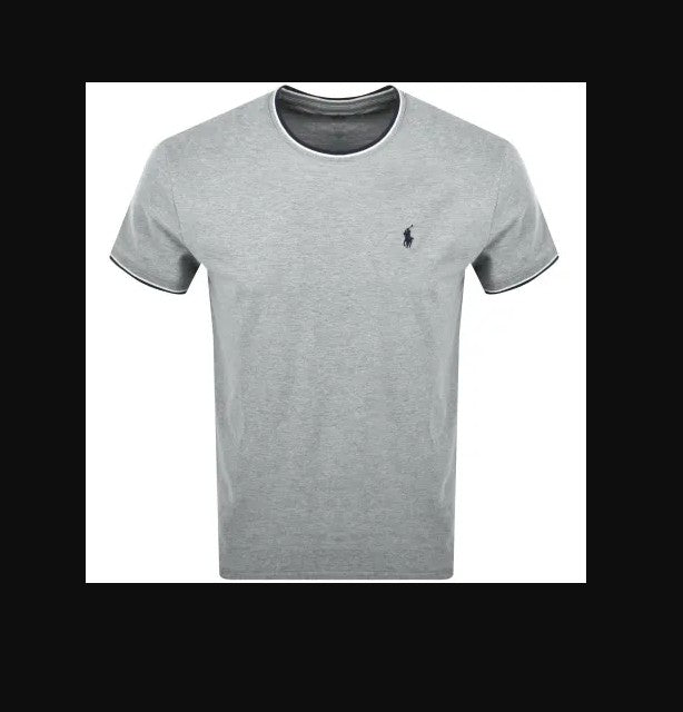 POLO RALPH LAUREN CLASSIC FIT STRETCH MESH COTTON T-SHIRT GREY XL RRP £90 BNWT