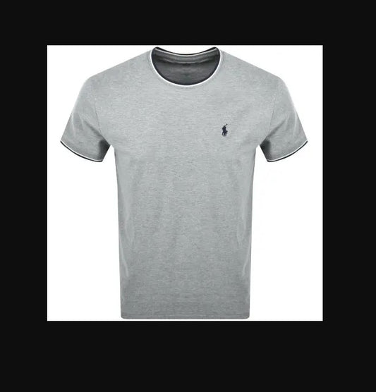 POLO RALPH LAUREN CLASSIC FIT STRETCH MESH COTTON T-SHIRT GREY XL RRP £90 BNWT