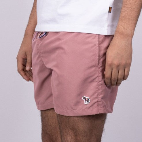 PAUL SMITH PS ZEBRA LOGO SWIM SHORTS POWDER PINK XL RRP £75