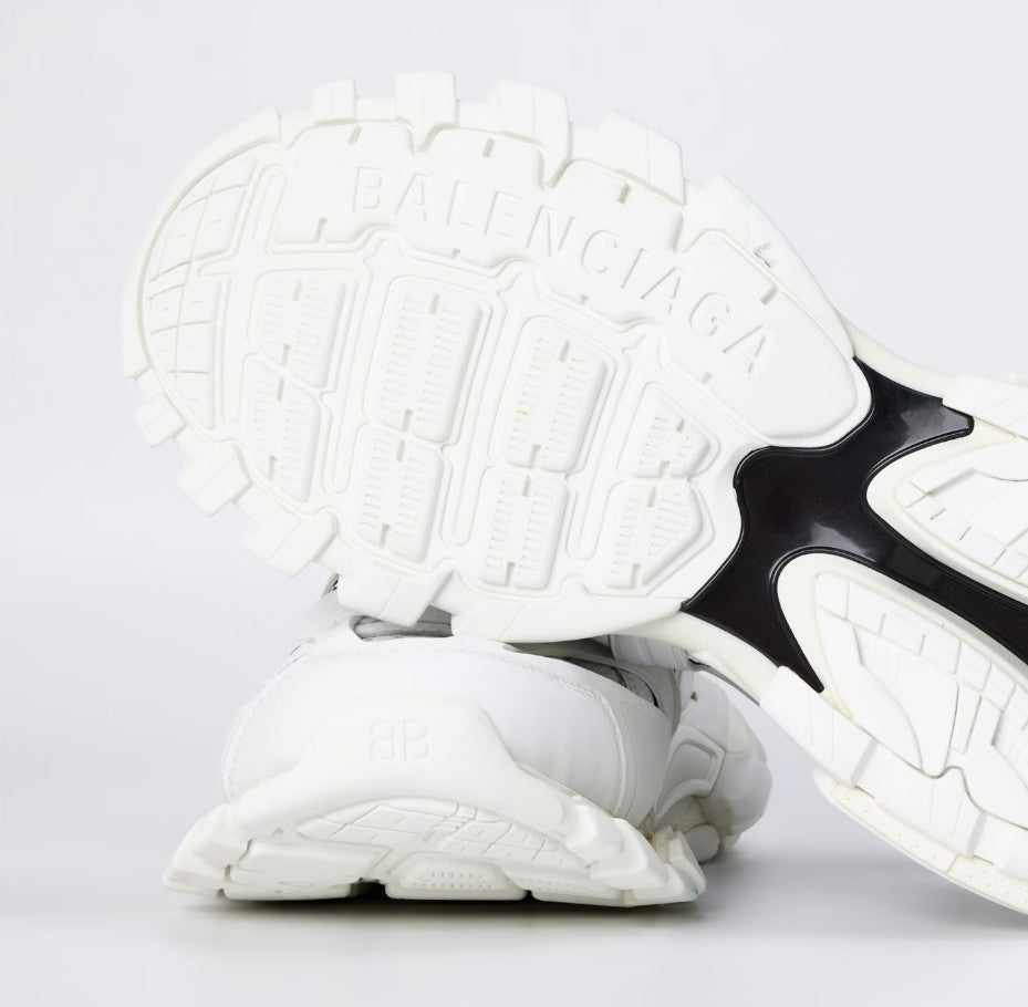 BALENCIAGA X ADIDAS TRACK FORUM HI-TOP LEATHER TRAINERS WHITE RRP £915 BNIB